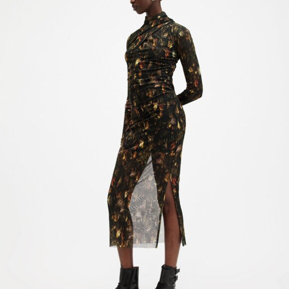 All Saints Tia Mesh Dress - Picture 5 of 7